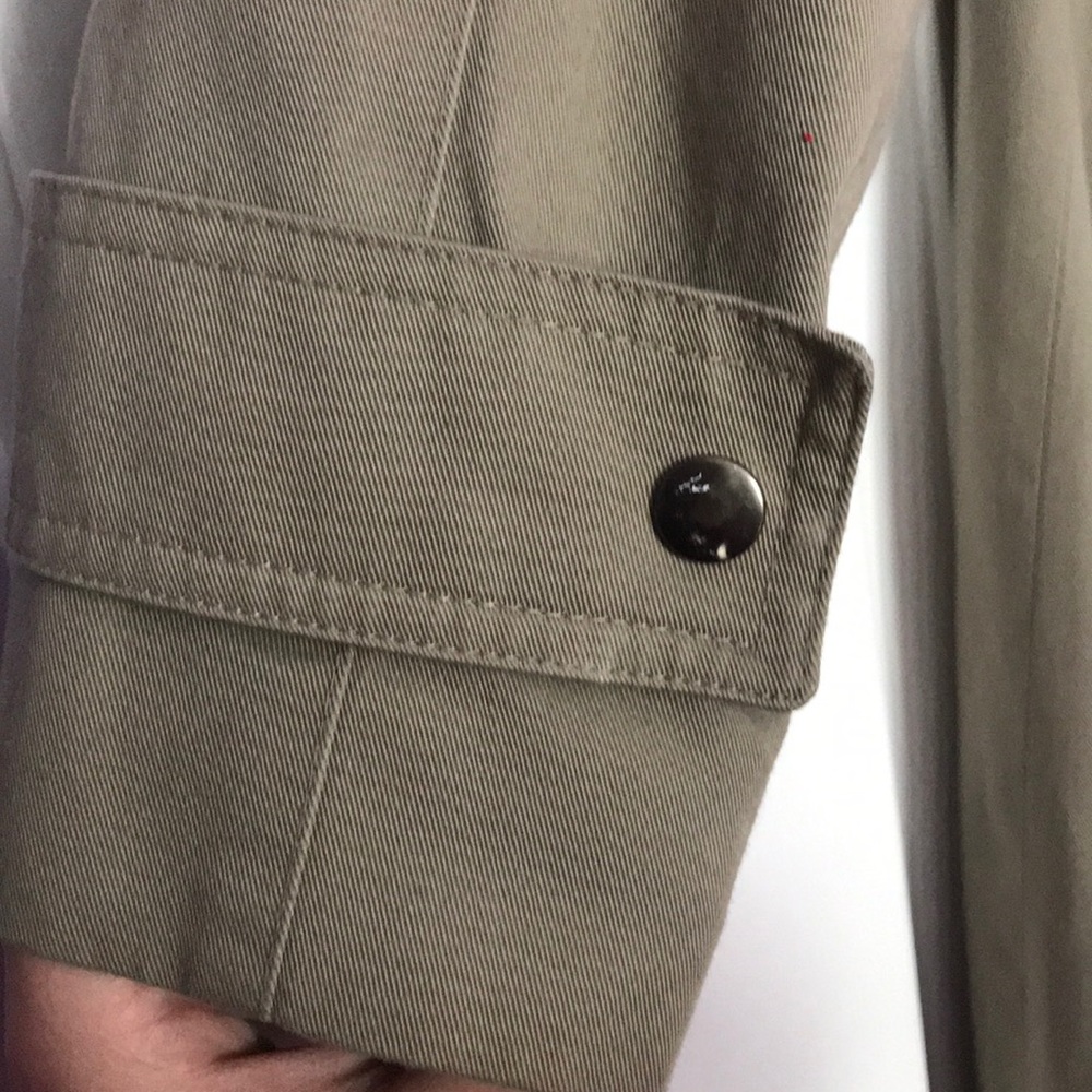 Evan Picone trench coat with hood size 6 - Picture 2 of 9